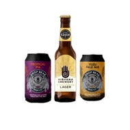 Non-Alcoholic Craft Beer Bundle | Drop Bear Yuzu & Tropical + Nirvana Helles 0.0 | Alcohol-Free Beer
