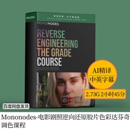 [J305] Mononodes-Movie Stills Reverse Restore Film Color Da Vinci Color Course