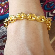 Gelang Rantai Nori Jumbo Lapis Emas 24k