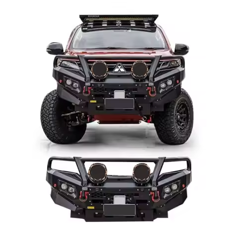 new Front Bumper Rear Bumper Lamax 4x4 Off Road Accessory with LED Shackle Bull Bars Steel for FORD 