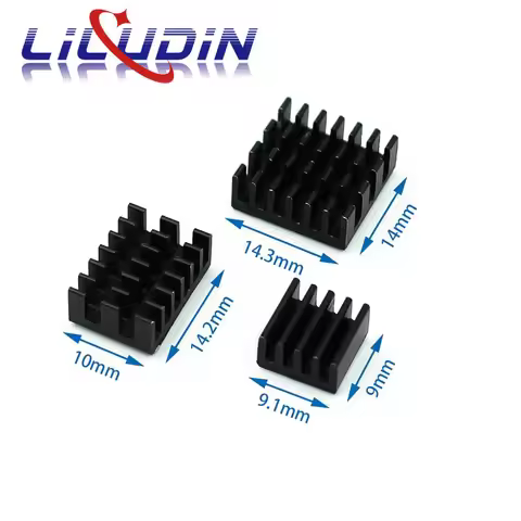 For Raspberry Pi 4 Heat Sink 3pcs Raspberry Pi 4B Aluminum Heatsink Radiator Cooling Kit Cooler for 