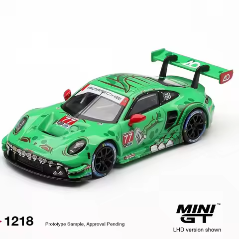 *PreSale* MINI GT 1:64 911 GT3R # 77 AO Racing 2025 IMSA Sebring 12Hr LHD Diecast Model Car
