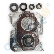 OVERSEE  61T-W0001-02 Gasket Kit Fitting for Yamaha Parsun Hidea Powertec Outboard 30 Hp Outboard Engine