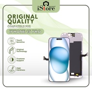 LAYAR IPHONE IStore - HFIX Lcd Screen For Mobile Phones 15 Pro Oled Fullset Touchscreen Original