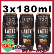 🔥137 Degrees Ice Coffee Latte with Almond Milk 3 x 180ml (Halal)