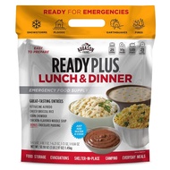 Augason Farms READY PLUS Lunch and Dinner Emergency Food Supply | 25-Year Shelf Life