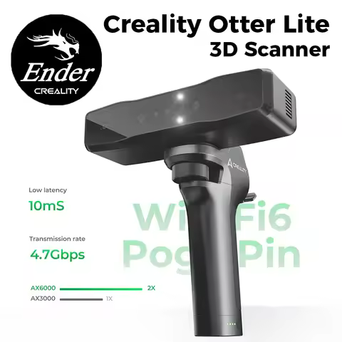 Creality Otter Lite 3D Scanner Accuracy Objects Between 20-2000mm Portable Wireless Scanning with Br