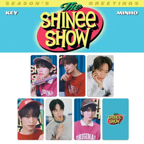 Kpop SHINee Photocard Lomo Albums 2025 Calendar Lomo Cards Onew Key Minho Kim Jonghyun Taemin Postca