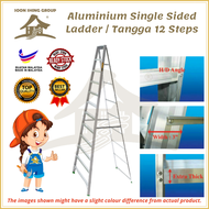 12 Steps Aluminium Single Sided Ladder Tangga Lipat Single Side