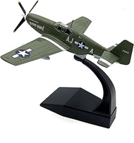Diecast Airplanes 1/72 Scale Model Aircraft US P51b Mustang Fighter Jet Plane Model Attack Plane Mil