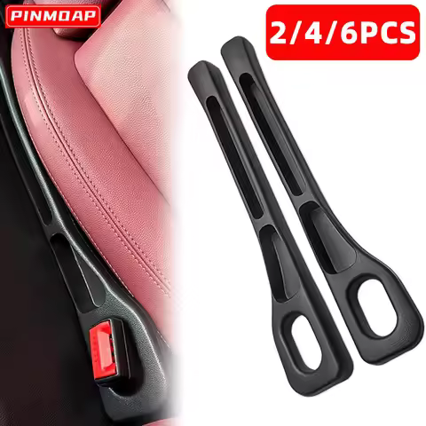 PINMOAP Car Seat Gap Storage Box Black Interior Gap Storage Organizer Can Store Mobile Phones And He