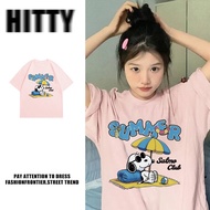 HITTY Baju t shirt perempuan tshirt woman t shirt oversize korean style woman baju wanita baggy shir
