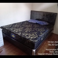 SPRINGBED BIGLINE BY BIGLAND -160X200 FULL SET DIVAN SANDARAN NEW