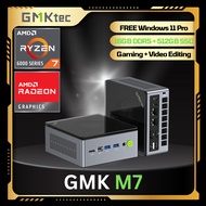 [Free Windows] GMKtec M7 Mini PC 16GB+512GB Mini Computer 2025 Gaming/Video Editing Desktop