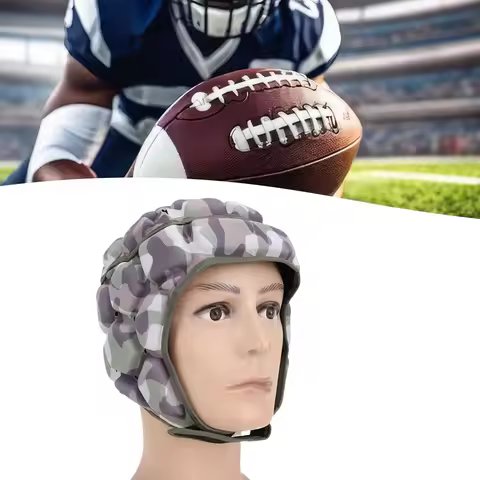 Rugby Helmet Anti Collision Breathable EVA Rugby Headguard For Football Baseball Goalkeeper