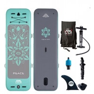 Aqua Marina Peace 8'2"水上瑜伽方型充氣划槳板 | SUP YOGA | 全甲板舒適EVA墊 | 不含槳 | 直立板 | SUP