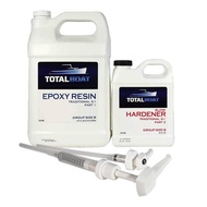 TotalBoat 5:1 Epoxy Resin Kit (Gallon, Slow Hardener), Marine Grade Epoxy for Fiberglass and Wood Bo