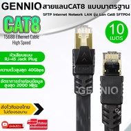 Elit สายแลน สาย Lan CAT8 สายเน็ต สายLink แบบมาตรฐาน SFTP Internet Network LAN ยาว (1235101520) เมตร 
