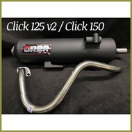 ◆ ☢ ๑ ORBR STAINLESS TIP PIPE for CLICK 125 / 150 V2 GAME CHANGER