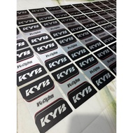 KYB fork oil tank sticker (1 piece) fork sticker
