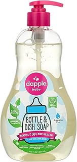 Dapple Baby Bottle & Dish Liquid Fragrance Free, 16.9oz