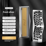 WEIKAV RECORD ALICE Aluminum Mechanical BareBone Keyboard Kit Leaf spring Mount Structure RGB Hot sw