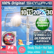 SkyWave MIMO Parabolic Grid Antenna 2x30dbi 1700-3800Mhz Huawei 4G 5G Wifi Internet Lowest Price 15M