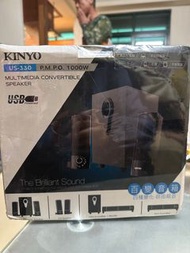 KINYO喇叭 電腦喇叭 手機喇叭 USB2.1百變多媒體喇叭音箱 US-330喇叭 擴大喇叭 電視喇叭 音響