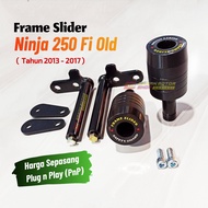 Frame Slider Ninja 250 Fi Old 2013 2017 aksesoris jalu pelindung body motor