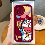 Casing hp for Realme 11 4G 11 NFC 4G 11 5G 11X 5G C67 5G Narzo 60X 5G Case cat paint Fashionable Sil