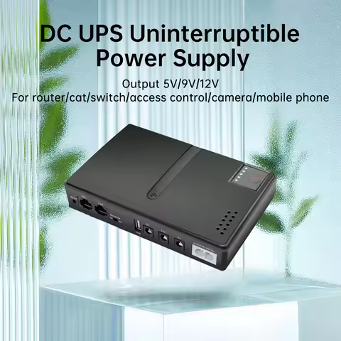 【Battery-Free】1018L DC Uninterruptible Power Supply (UPS) Built-in adapter for routers/optical modem