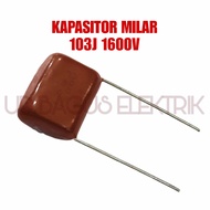 5X CAPACITOR MILAR 103J 1600V - MYLAR 103J 1600V - MILAR 103 1600V - GET 5PCS MYLAR 103J 1600V