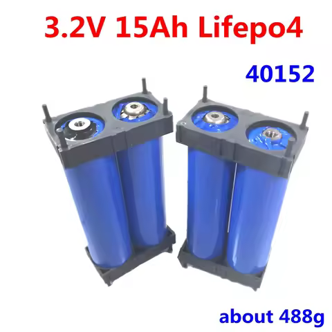 GTK Lifepo4 cylinder 3.2V 15Ah 40152 3.2V 15Ah Lifepo4 cells not 10ah for 12V 24v 48V power tools ba