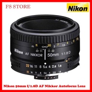 Nikon 50mm f/1.8D AF Nikkor Autofocus Lens ( Original Nikon Malaysia)