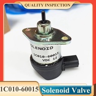 1C010-60015 12V Fuel Shut Off Solenoid For Kubota M8200 M8540 M9000 M9540 M95S M95X 1C010-60016 1C01