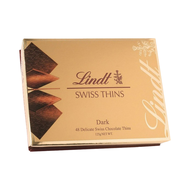 Lindt 瑞士蓮 經典薄片 黑巧克力  125g  1盒