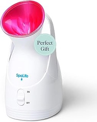 SpaLife Nano Ionic Facial Steamer - Face Steamer for Deep Facial Cleaning, Skin Hydration, and Pore Unclogging - Facial Humidifier for Skin Care - Portable and Professional Spa Facial Steamer