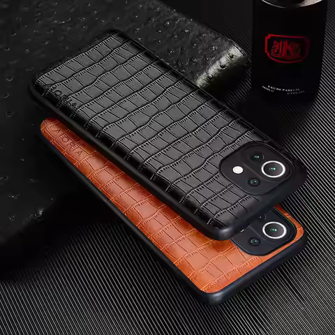 Luxury Leather Case For Xiaomi Mi 11 Lite 5G NE 11T Pro Ultra Slim Fit Premium Back Cover for xiaomi