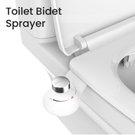 Hands-Free Non Electric Bidet Toilet Seat Attachment Dual Nozzle Fresh Water Spray