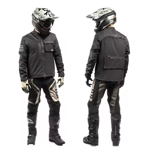 2025 FH Moto Vest SHIFT Seeker Black Off-Road Jacket Motorcycle with sleeves Vest Motocross Race Wea