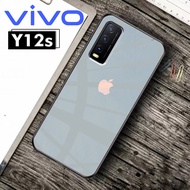 Soft Case Glass Kaca Vivo Y12S  | Case hp | B03 |  Casing Hp  Vivo Y12S  | Case handphone  Vivo Y12S  | Kesing hp Vivo Y12S | Kesing Handphone  Vivo Y12S | case unik  Vivo Y12S | case lucu | case mewah |