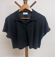 韓製Jane morion 黑色短版上衣