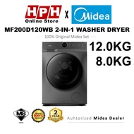 Midea 2 in 1 Washer Dryer MF100D85B MF200D85B (8.5kg/6kg) MF200D100WB (10kg/7kg)