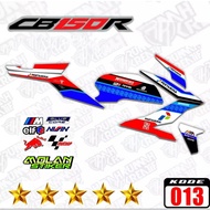 Decal Sticker Striping Variation Honda CB 150 R 2018-2020 MANDALIKA PERTAMINA CB 150 R MSNDALIKA/ CB