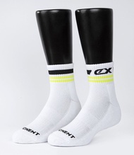 eXPONENT Refresh EOT除臭隱形氣墊短襪 - 白色+螢光綠