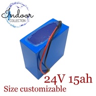 Brand Cells 24V 15Ah Battery Pack Lithium Li-ion Battery Customizable Size 24v 350w