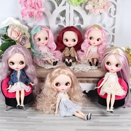 Blythe Doll Full Set 1/6 Dolls with White Skin Matte Face 30cm Blythe Including Clothes and Shoes