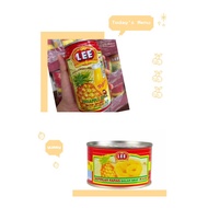 LEE Slices / Juice Pineapple Juice 325ml & 234g Lee Pineapple Slices 李风梨罐头