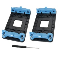 2PCS CPU Fan Bracket Base, AMD Radiator Bracket for AM2+/AM3+/FM1/FM2 Socket Bottom Frame CPU Fan Co