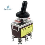 AC 250V 15A on/on 2 Position DPDT Toggle Switch with Waterproof Boot